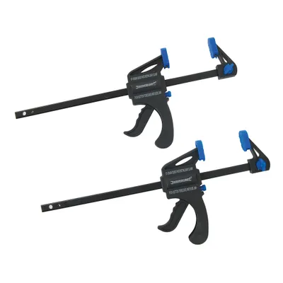 Produktbild von Silverline Einhandzwingen, Doppelpckg. 150 mm