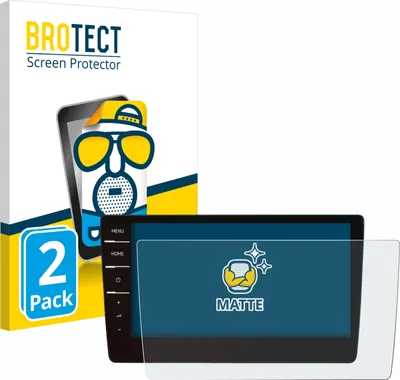 Produktbild von 2x BROTECT Schutzfolie für Volkswagen Tiguan Allspace 2019 Discover Pro 9.2" 2019 Displayschutz Displayschutzfolie Folie Matt Entspiegelungsfolie