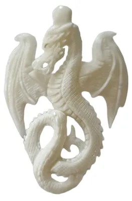 Produktbild von Knochen Drachen Anhänger Schmuck - Drachen - 49x38mm