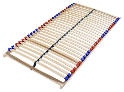 Produktbild von Lattenrost 90x200 cm, Premium Federholzrahmen, 7-Zonen Komfortsystem, Stabiler Buchenholzrahmen, Traglast ca. 150 kg, Selbstmontage, Germany