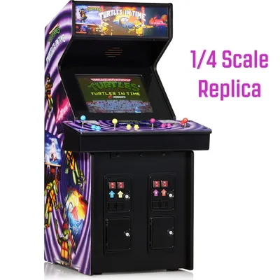 Obrázok produktu pre Hracie automaty Quarter Arcades Hrací automat veľkosti Quarter Teenage Mutant Ninja Turtles: Turtles in Time