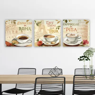 Produktbild von Wallity, drprc9017- RMY1191, Bunt, Leinwandbilder, 90 x 30 cm, 100% Leinwand