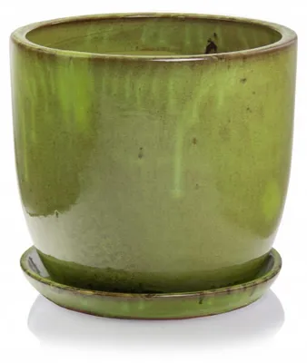 Produktbild von Polnix Keramik Blumentopf Grün 41cm Ø x 34cm H