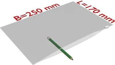 Produktbild von Gleitverschlussbeutel Maße 250x170mm Stärke 60µ PE transparent TRANSPAK