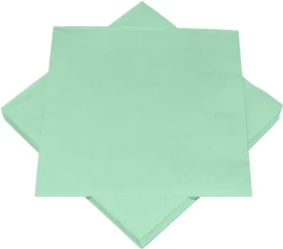 Produktbild von 20 Servietten Mint 3-lagig 33x33cm