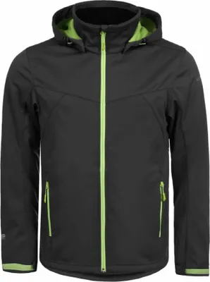 Produktbild von Icepeak Softshelljacke Lukas für Herren mit abnehmbarer Kapuze, Größe:XXL, Farbe:Oliv