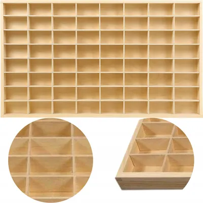 Zdjęcie produktu dla 64 półka figurki lego żołnierzyki figurki koraliki biżuterię60x40 organizer