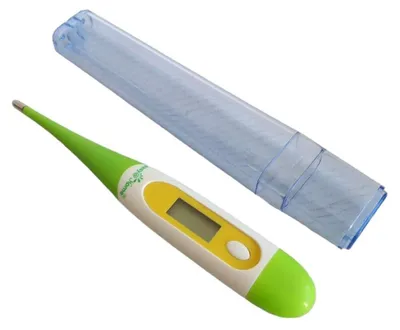 Produktbild von LCD-Thermometer weiche flexible Spitze grün