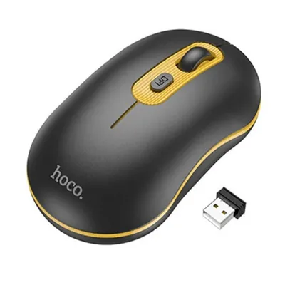 Produktbild von HOCO drahtlose 2.4G 1600 dpi Computer Maus GM21 schwarz