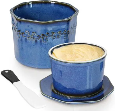 Produktbild von Keramische Buttervloot 280g mit keramischem Messer für Küche