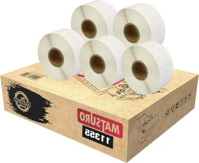 Obrázok produktu pre Rolka adresných štítkov – 19 mm x 51 mm – biela – pre profesionálne tlačiarne – č. 11355