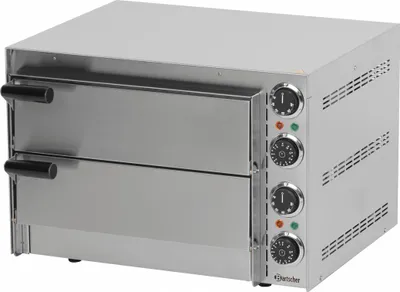 Produktbild von Bartscher Pizzaofen Mini 2, 2 Backkammern