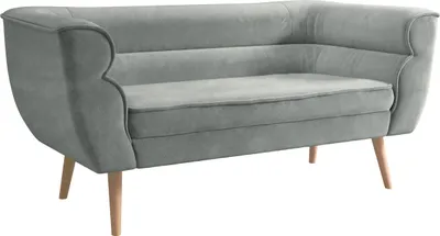 Produktbild von MIRJAN24 Sofa Bal 2, Polstersofa mit Wellenfeder, Holzfüße, Wohnzimmer Kollektion (Farbe: Kronos 53)