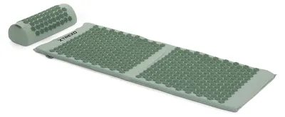 Immagine prodotto di Tappetino a punte - 110 x 44 cm - Verde - Con cuscino - 10.000 punti di stimolazione