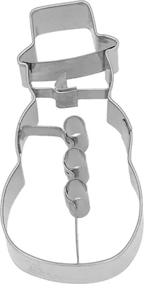 Produktbild von BIRKMANN Ausstechform Schneemann, 8 cm, Edelstahl, mit Innenprägung, 199378