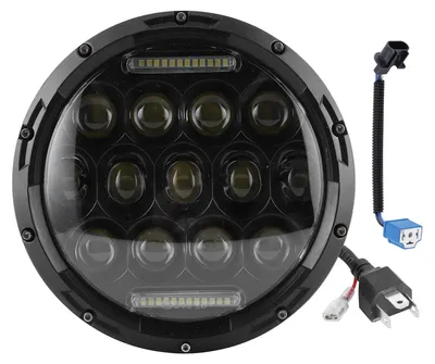 Produktbild von 7 Zoll 75 W LED-Scheinwerfer, 6500 K, hohe Helligkeit, effizienter Scheinwerfer, passend für Jeep Wrangler