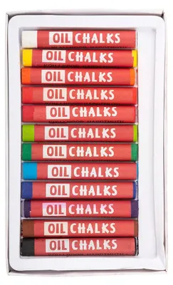 Produktbild von 12er Pack Schul- Ölkreiden rund