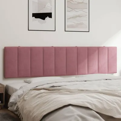 Produktbild von vidaXL Kopfteil-Kissen "Hanko" Rosa 200 cm Samt