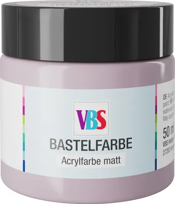 Produktbild von VBS Bastelfarbe, 50 ml Pastell-Violett