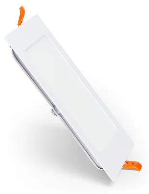 Produktbild von LED Einbaustrahler flach 9W Eckig SuperSlim Schnitt 130x130 mm 4000K Neutralweiß