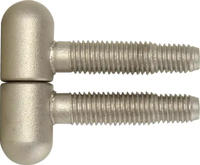 Image de SFS paumelle à percer paumelle 3 fois ø 13 mm avec tête ronde, acier nickelé mat