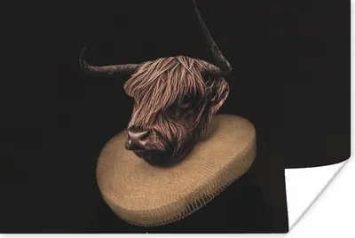 Produktbild von MuchoWow® Poster Alte Meister - Schottische Highlander - Kunst 60x40 cm - Schlafzimmerdekoration