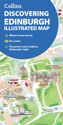 Produktbild von Discovering Edinburgh Illustrated Map