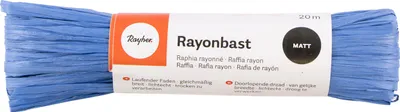 Produktbild von Rayher Rayonbast Matt 20m Bastelschnur Dekoband Geschenkverpackung