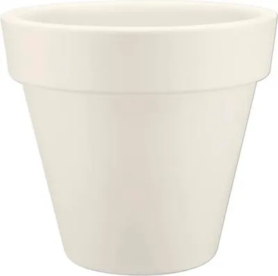 Produktbild von Blumentopf Elho Pure round Kunststoff Ø 59 cm H 53 cm leinenweiß
