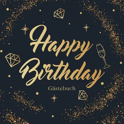 Obrázok produktu pre Happy Birthday Gästebuch