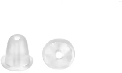 Productafbeelding van 80 oorbellenstoppers – Oorbellenstoppers – Siliconen – Klein – 4 mm – CHPN