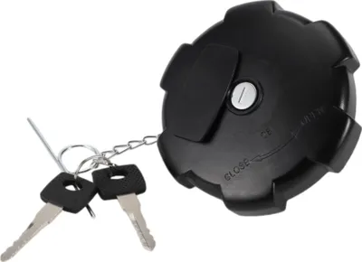 Produktbild von Truck Locking Gas Cap für MAN TGA TGX TGS Tankverschluss mit 2 Schlüsseln Nr. 20392749/20392751 Schwarz Silber Ton