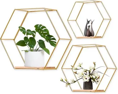 Obrázek produktu pro Sada 3 kusů nástěnných polic Goldschmiede