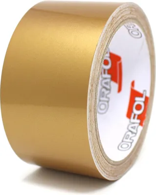 Produktbild von 10m Zierstreifen 40mm Gold Dekorstreifen Auto Motorrad Boot Modellbau Klebestreifen