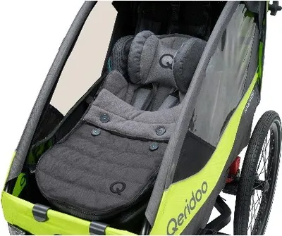 Qeridoo Fußsack light - grau