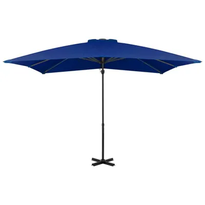 Produktbild von vidaXL Ampelschirm mit Aluminium-Mast 250x250 cm Azurblau