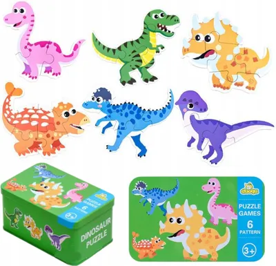 Produktbild von Erste Dino-Puzzleset: 27 Teile, ab 3 Jahren