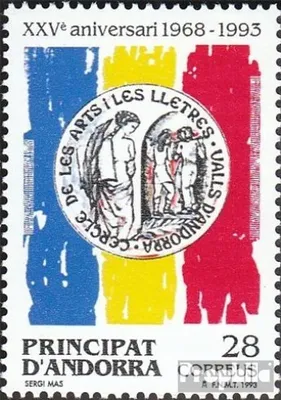 Produktbild von Briefmarken Andorra - Spanische Post 1993 Mi 234 (kompl.Ausg.) postfrisch Kunstzirkel