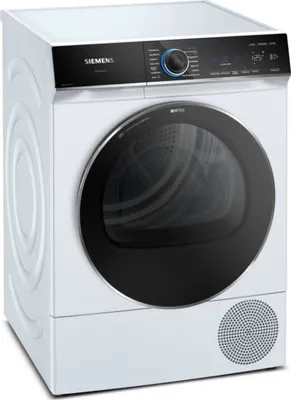 Produktbild von Siemens iQ700 WQ45B2BG0, Freistehend, Frontlader, Kondensation, Weiß, Drehregler, Rechts