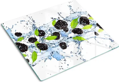 Imagen del producto de Cubierta para placa de cocina – Cubierta para placa de inducción – Placa de vidrio protectora – 60x52 cm – Placas de vidrio protectoras para cocina – Vidrio templado – Agua de frambuesa