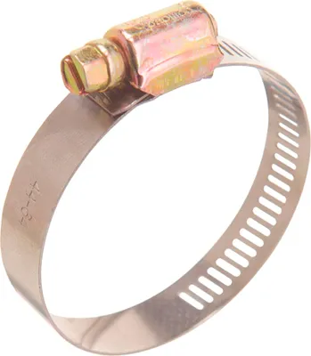 Image de Pince sans fin en acier inoxydable, largeur 12 mm. - Ø 60/80 mm. Pince métallique à visser, pince sans fin