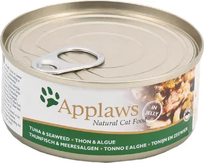 Image de Applaws Cat Nassfutter Dose Thunfischfilet & Meeresalgen 156 gx24