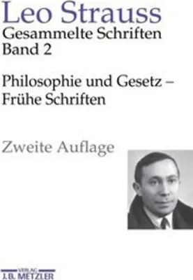 Obrázek produktu pro Philosophie und Gesetz - Frühe Schriften