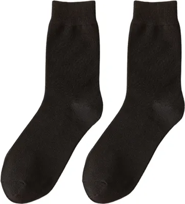 Produktbild von 1 Paar Herrensocken, mittelhoch, geruchsneutral, verschleißfest, einfarbig, hohe Elastizität, rutschfest, atmungsaktiv, weich, schweißabsorbierend, einlaufsicher, Sport-Baumwollsocken, Schwarz, Einheitsgröße