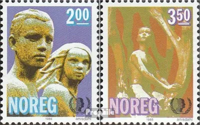 Produktbild von Briefmarken Norwegen 1985 Mi 924-925 (kompl.Ausg.) gestempelt Jahr der Jugend