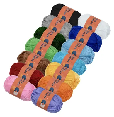 Image de Colorations - Acrylgaren Set - 14 Kleuren - 50g per streng