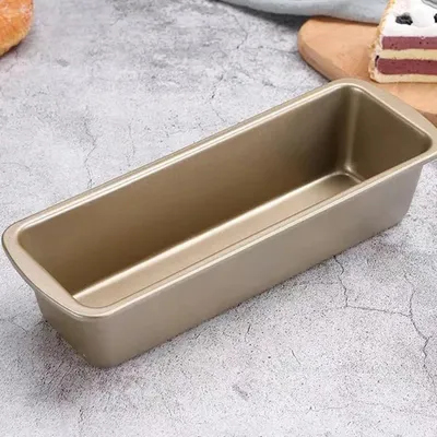 Produktbild von Kohlenstoffstahl-Kastenform mit Antihaftbeschichtung für Brot, Pfundkuchen, Kuchen und Hackbraten, rechteckige Ausführung für gängige Rezepte und Ofenmaße (L)