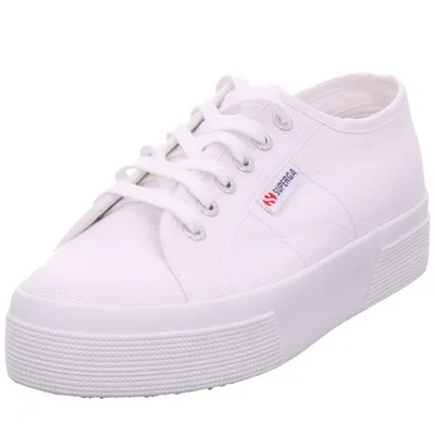 Image de Superga Dames Faible Sneaker 2740-PLATFORM Low Top S21384W blanc