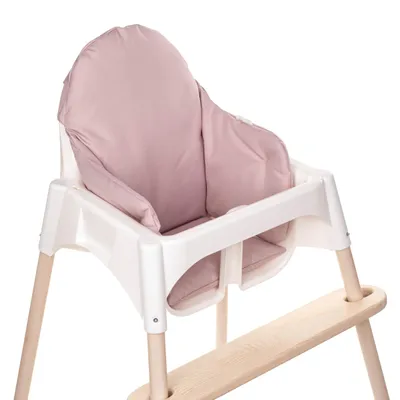 Produktbild von aMami – Sitzkissen kompatibel mit Ikea Antilop Hochstuhl – Hochstuhl Sitzbezug – Stuhlkissen für Kleinkinder – Handmade Baby Kissen - Rosa