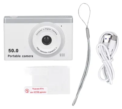 Immagine prodotto di Fotocamera digitale, autofocus, compatta, di piccole dimensioni, con due obiettivi (anteriore e posteriore), zoom ottico, schermo TFT da 2,4 pollici, ideale per la fotografia di viaggio